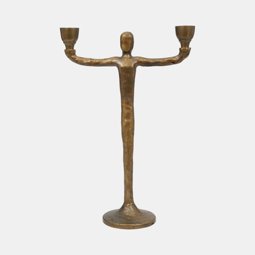sagebrook home Metal 15" 2 Taper Candelabra Gold Wishlist Create New