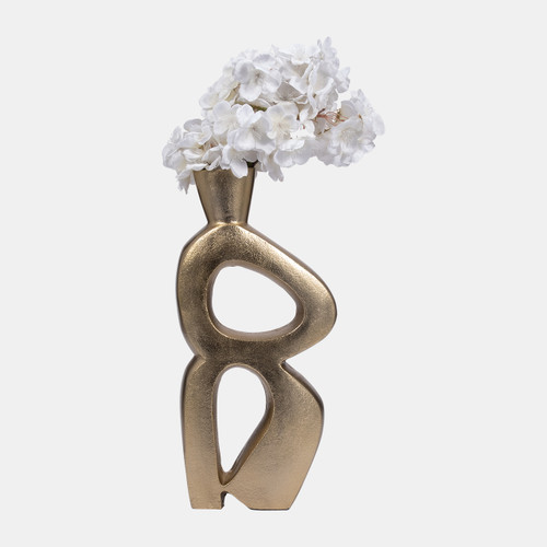 Sagebrook Home Metal 15" Abstract Vase Gold Wishlist Create New