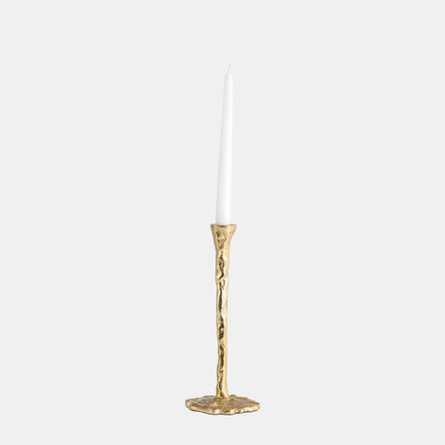 Sagebrook Home Metal 15" Forged Taper Candleholder Gold Wishlist Create New