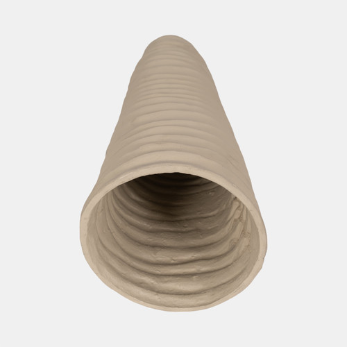 Sagebrook Home Metal 15" Rugged Vase Ivory/nickel Wishlist Create New