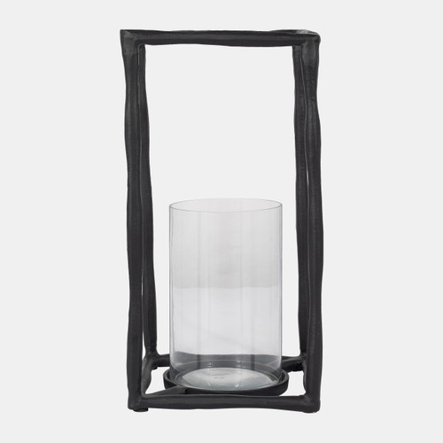 sagebrook home Metal 16" Open Square Hurricane Holder Black Wishlist Create New
