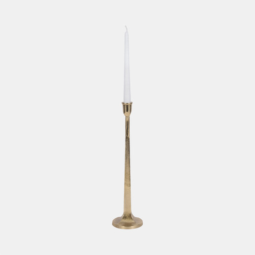 Sagebrook Home Metal 16" Squared Off Taper Candleholder Gold Wishlist Create New