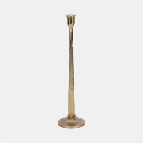 sagebrook home Metal 16" Squared Off Taper Candleholder Gold Wishlist Create New