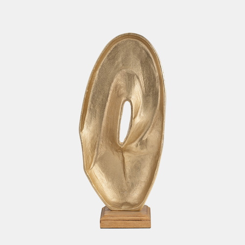 Sagebrook Home Metal 17" Oval Table Top Deco Gold Wishlist Create New