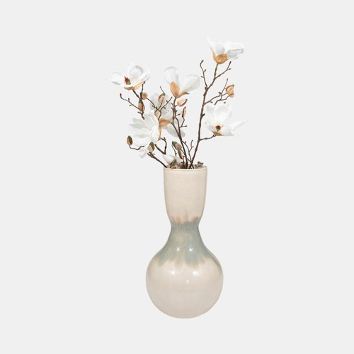 Sagebrook Home Metal 18" Bulbous Vase Pearl Wishlist Create New