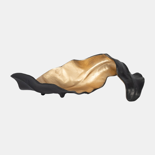 Sagebrook Home Metal 18" Curled Leaf Black/gold Wishlist Create New