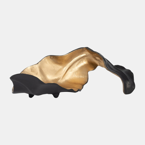 Sagebrook Home Metal 18" Curled Leaf Black/gold Wishlist Create New
