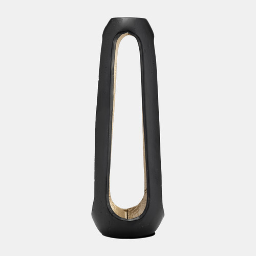 Sagebrook Home Metal 18"h Open Vase Matte Black Wishlist Create New