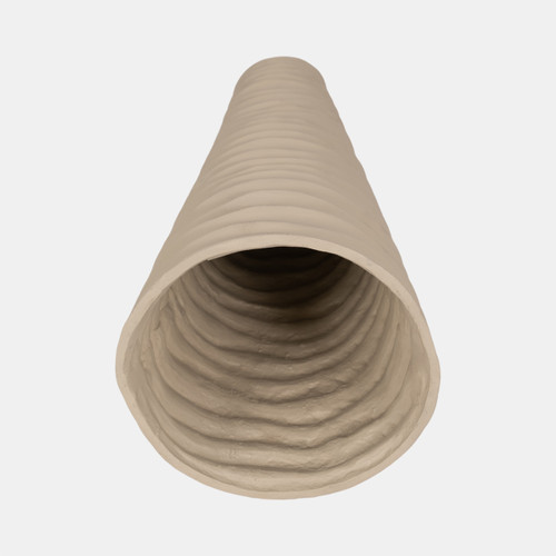 Sagebrook Home Metal 18" Rugged Vase Ivory/nickel Wishlist Create New