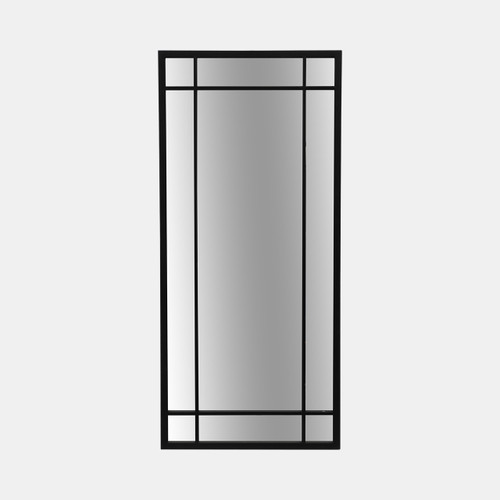 sagebrook home Metal 20x43 Windowpane Mirror Black Wishlist Create New