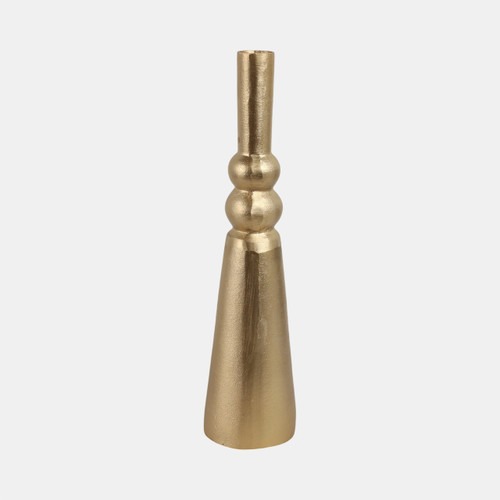Sagebrook Home Metal 21"h Abstract Pillar Vase Gold Wishlist Create New