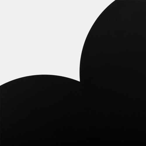 Sagebrook Home Metal 22"dx21"h Clover Shaped Side Table Black Kd Wishlist Create New