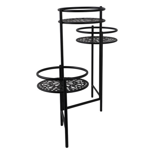 Sagebrook Home Metal 22" Folding 3-tier Plant Stand Black Wishlist Create New