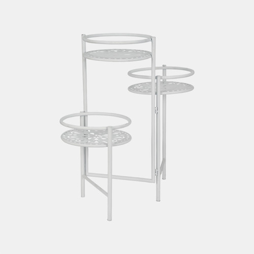 Sagebrook Home Metal 22" Folding 3-tier Plant Stand White Wishlist Create New