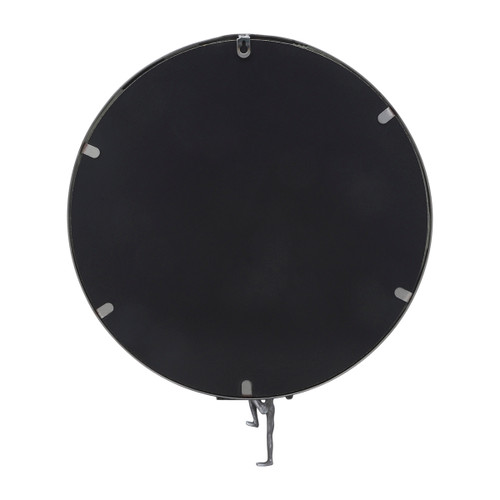 Sagebrook Home Metal 24"h Mirror With Man Deco Black Wishlist Create New