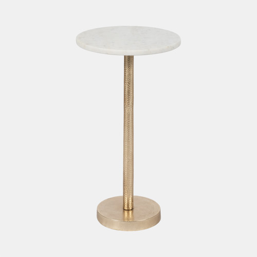 sagebrook home Metal 24"h Round Drink Table - Flat Base Gold Wishlist Create New