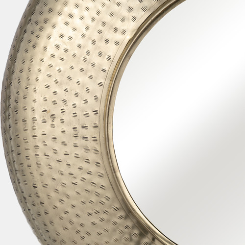 Sagebrook Home Metal 24" Hammered Mirror Gold Wb Wishlist Create New