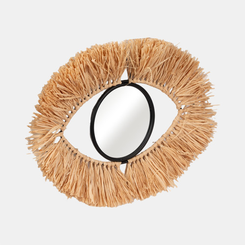 Sagebrook Home Metal 24" Mirrored Eye Wall Deco Brown Wishlist Create New