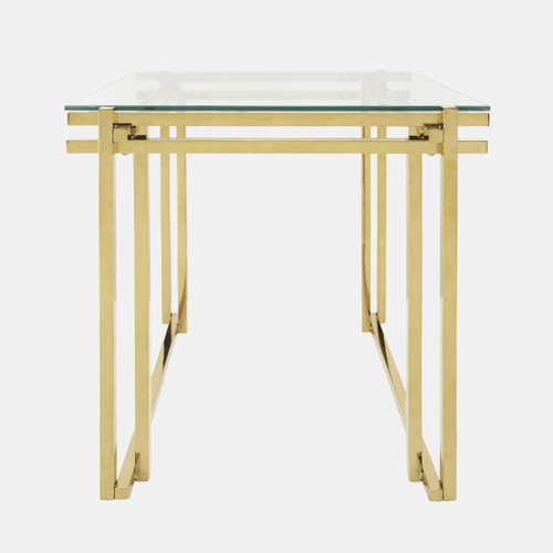sagebrook home Metal 24" Side Table Gold Wishlist Create New