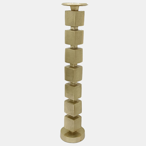sagebrook home Metal 24" Stacked Cubes Candleholder Gold Wishlist Create New