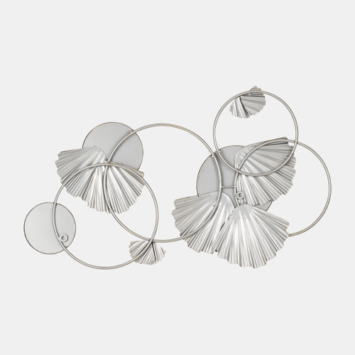 Sagebrook Home Metal 27" Fan Loops Mirrored Wall Decor Gold Wb Wishlist Create New