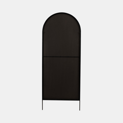 Sagebrook Home Metal 28x72 Arch Floor Mirror On Stand Black Wishlist Create New