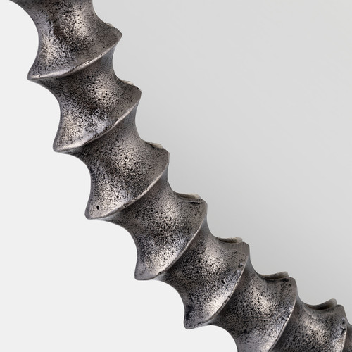 Sagebrook Home Metal 29" Ring Texture Mirror Brushed Nickel Wishlist Create New