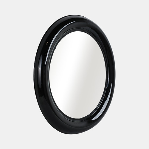 Sagebrook Home Metal 36" Round Mirror Black Wishlist Create New