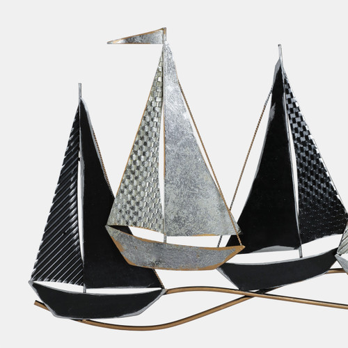 Sagebrook Home Metal 50" Sailboats Multi Wb Wishlist Create New