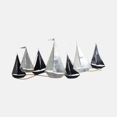 sagebrook home Metal 50" Sailboats Multi Wb Wishlist Create New