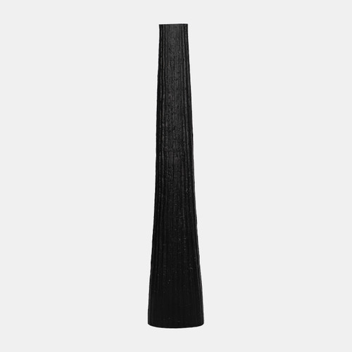 sagebrook home Metal 58" Ribbed Floor Vase Black Wishlist Create New