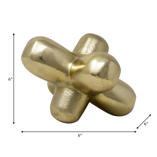 Sagebrook Home Metal 6" Geometric Orb Gold Wishlist Create New