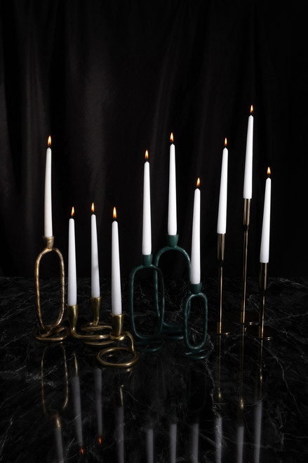 Sagebrook Home Metal 6" Knotted 2-taper Candleholder Gold Wishlist Create New