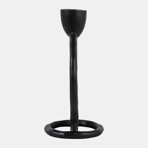 Sagebrook Home Metal 6" Round Ring Taper Candleholder Black Wishlist Create New
