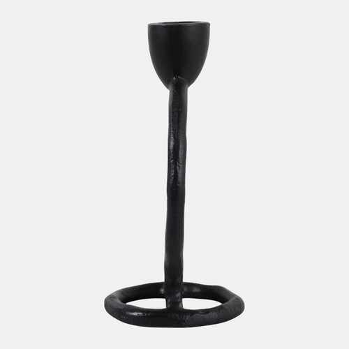 Sagebrook Home Metal 6" Round Ring Taper Candleholder Black Wishlist Create New