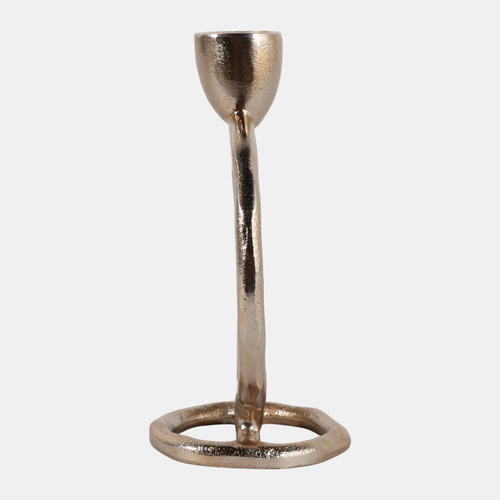Sagebrook Home Metal 6" Round Ring Taper Candleholder Gold Wishlist Create New