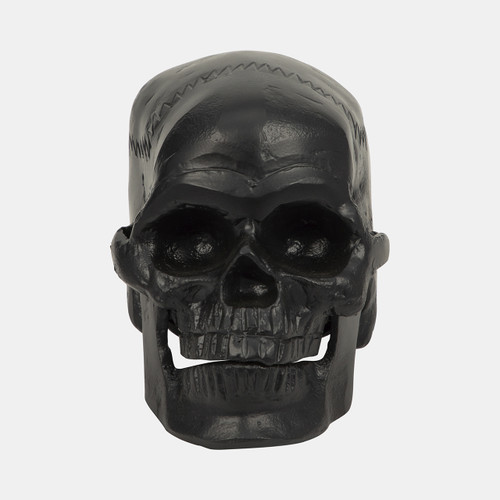 sagebrook home Metal 6" Skull Decor Black Wishlist Create New