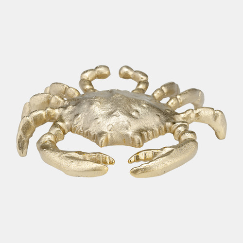 Sagebrook Home Metal 7" Crab Deco Champagne Wishlist Create New