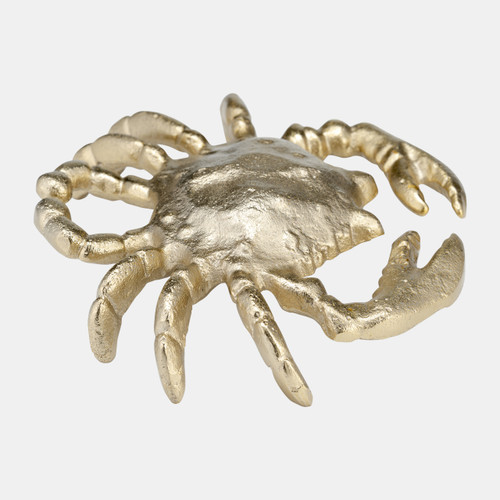 Sagebrook Home Metal 7" Crab Deco Champagne Wishlist Create New