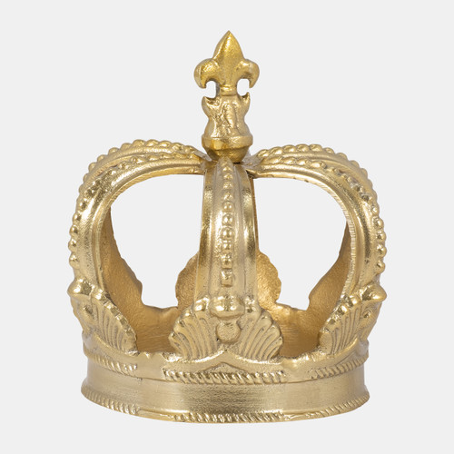 sagebrook home Metal 7" Crown Decor Gold Wishlist Create New