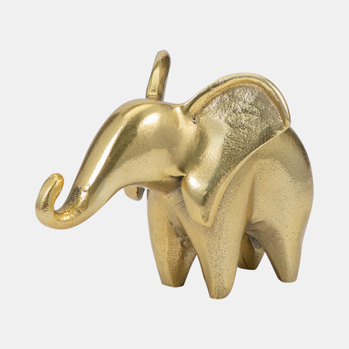 Sagebrook Home Metal 7" Trunk Up Elephant Gold Wishlist Create New