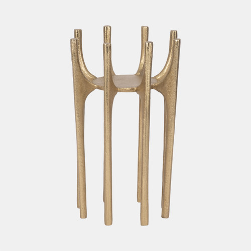 sagebrook home Metal 8" Candleholder With Spike Legs Gold Wishlist Create New