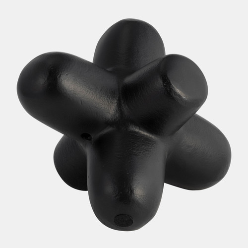 sagebrook home Metal 8" Geometric Orb Black Wishlist Create New