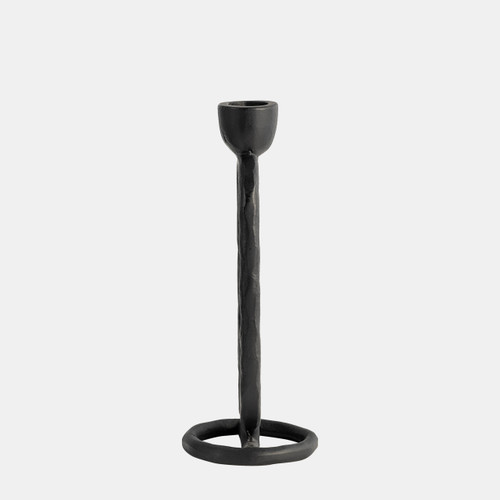 Sagebrook Home Metal 8" Open Oval Taper Candleholder Black Wishlist Create New