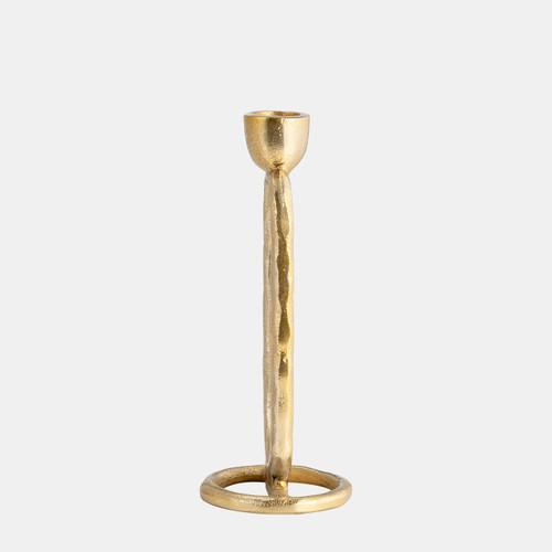Sagebrook Home Metal 8" Open Oval Taper Candleholder Gold Wishlist Create New