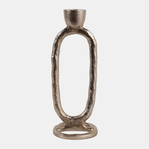 sagebrook home Metal 8" Open Oval Taper Candleholder Gold Wishlist Create New