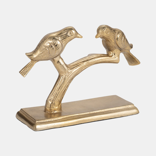 Sagebrook Home Metal 8" Perched Birds Gold Wishlist Create New