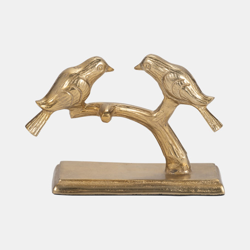 Sagebrook Home Metal 8" Perched Birds Gold Wishlist Create New