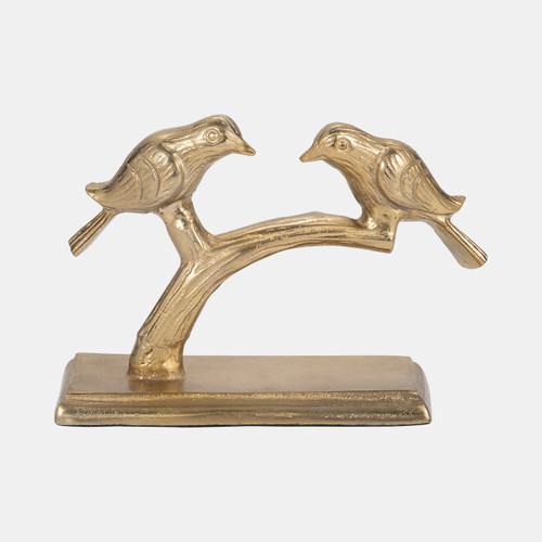 sagebrook home Metal 8" Perched Birds Gold Wishlist Create New
