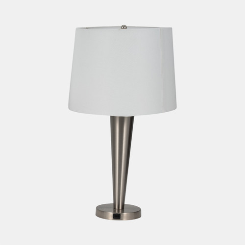 Sagebrook Home Metal S/2 25"h Slim Cone Table Lamps Nickel Wishlist Create New